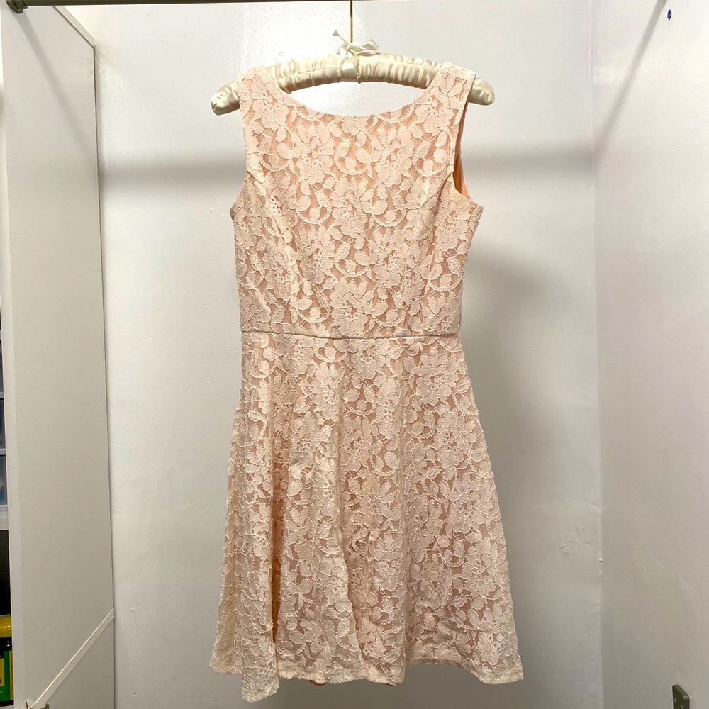 Speechless sleeveless lace sundress